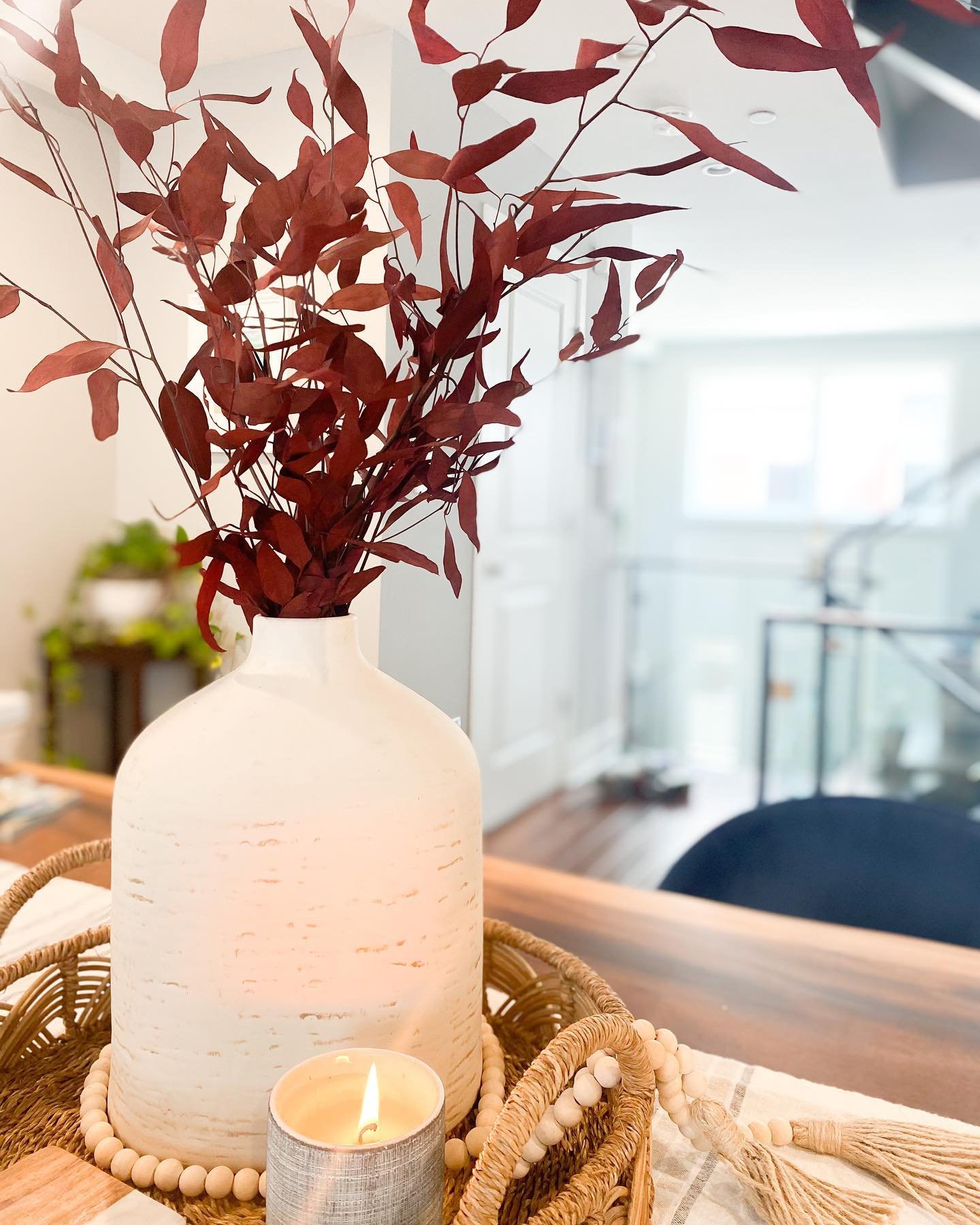 user image by @aestheticsbysimone, Distressed Ceramic Vase Natural White - Hearth & Hand™ with Magnolia