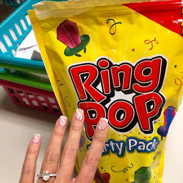 user image by @lessonslattesandlittles, Ring Pop Lollipops and Hard Candy Party Pack - 10oz/20ct