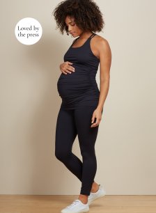 Shop Isabella Oliver Maternity Active Leggings-Caviar Black and more