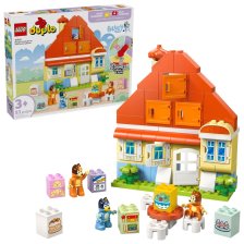 Shop LEGO® Duplo Bluey's Family House with Memory Game - 10459, 83-pcs, Ages 3+ and more