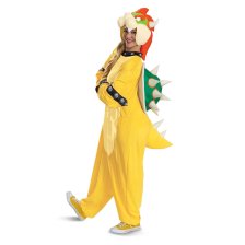 Shop Bowser Onesie Halloween Costume with Shell & Headpiece, Multi-Colour, Adult, Assorted Sizes and more