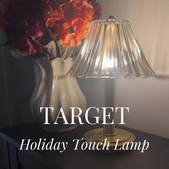 user image by @herlevenhome, Glass Shade Table Lamp Tan - Hearth &#38; Hand&#8482; with Magnolia