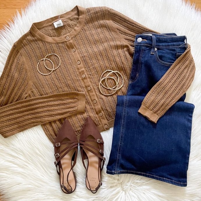 user image by @gotargeting, Women's Pointelle Cardigan - A New Day™