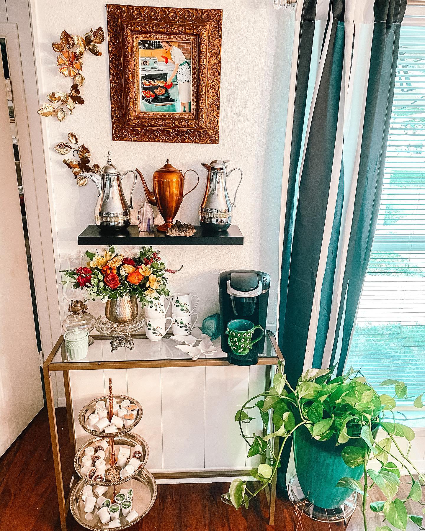 Vintage style coffee bar Instagram Post