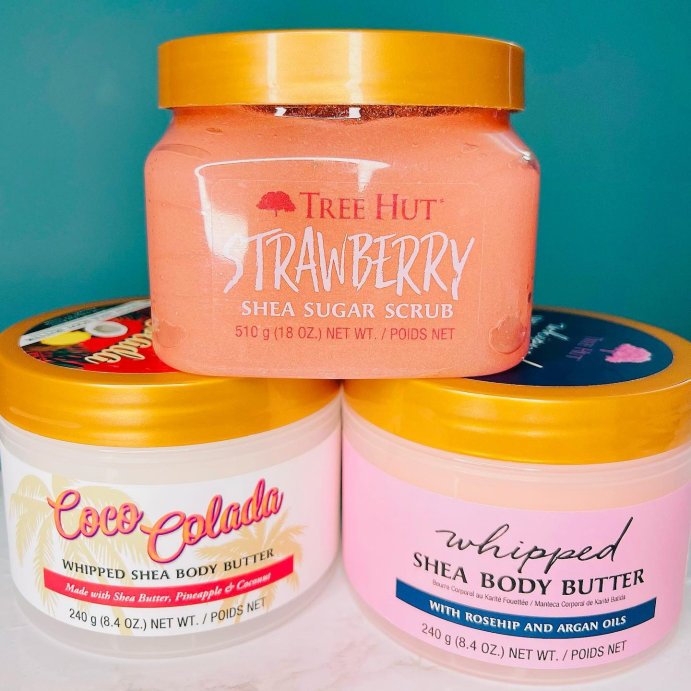 user image by @purebeauty.selfcare, Tree Hut Strawberry Shea Sugar Body Scrub - 18oz