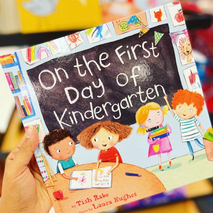 user image by @teachcreateandcaffeinate_, On the First Day of Kindergarten - by Tish Rabe, Laura Hughes (Hardcover)