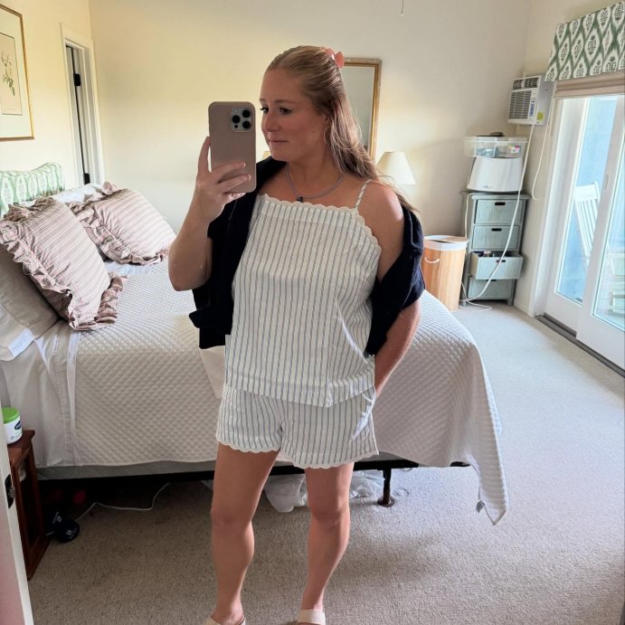 user image by @kystanley, Women's Cotton Blend Tank Top and Shorts Pajama Set - Auden™