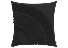 Shop Coussin en coton Como 20x20 noir and more
