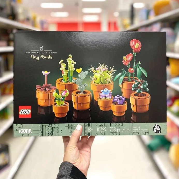 user image by @targetdealfinder, LEGO Icons Tiny Plants and Flowers Build and Display Set 10329