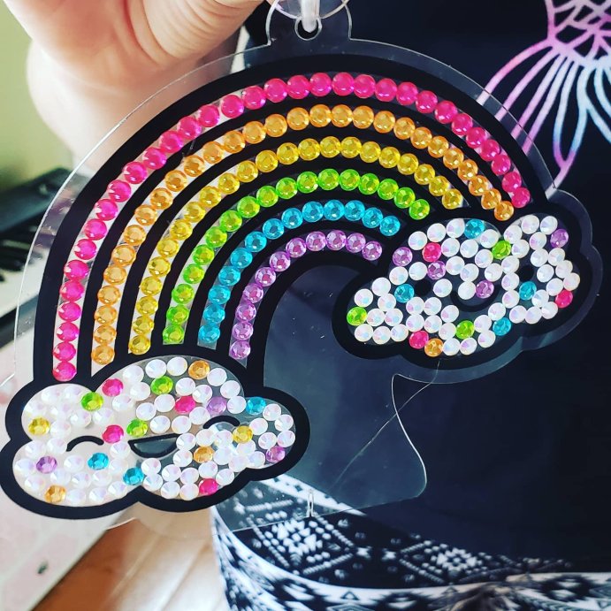 user image by @butterflyfairydesigns, Creativity for Kids Big Gem Diamond Painting Kit - Magical: DIY Art Kit with Stickers &#38; Templates for Ages 6+