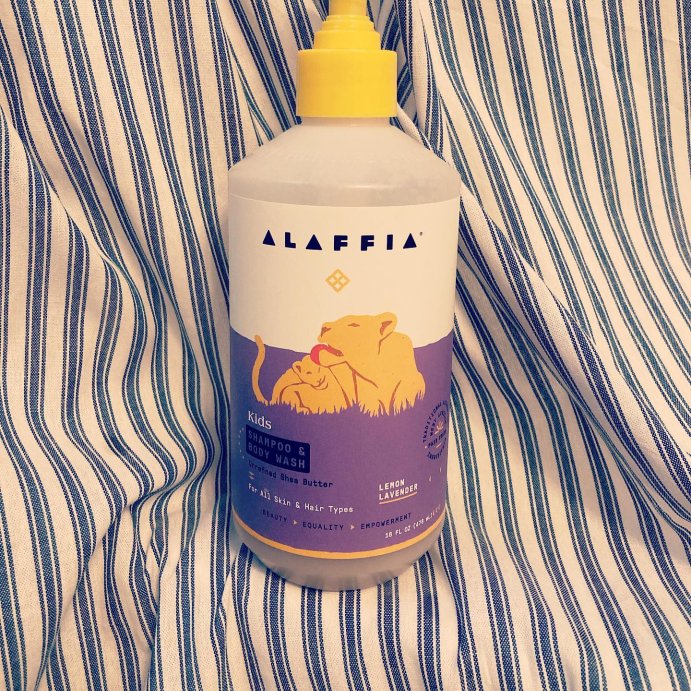 user image by @sorta.crunchy.secondhand.home, Alaffia Everyday Shea Baby &#38; Kids Shampoo &#38; Body Wash, Lemon Lavender - 16 fl oz