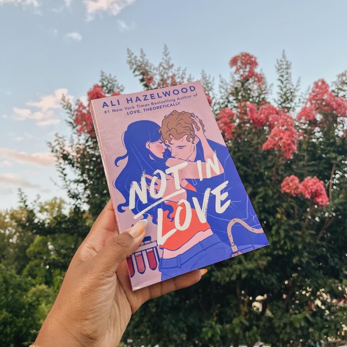 user image by @bloomingbookshelf_, Not in Love - Target Exclusive Edition - by Ali Hazelwood