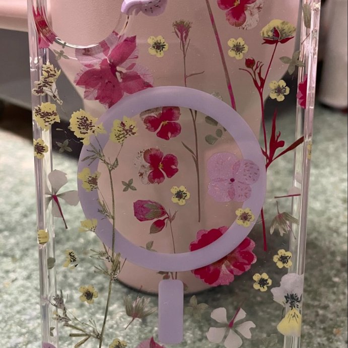 user image by @vreelandmancuso, Apple iPhone16e/iPhone 15/iPhone 14/iPhone 13 Case with MagSafe - heyday&#8482; Multicolor Floral: Polycarbonate &#38; TPU