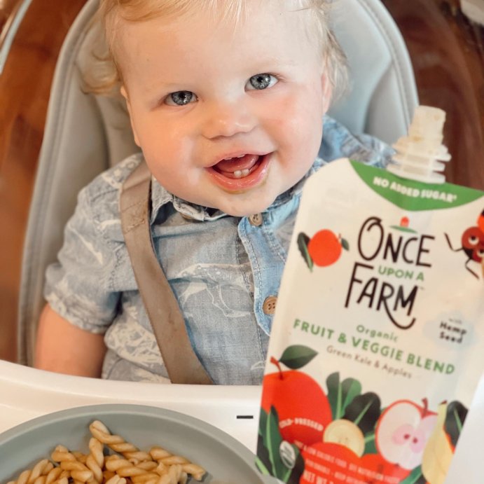 user image by @lindseyjoy09, Once Upon a Farm Green Kale &#38; Apples Organic Kids&#39; Snack - 4ct/3.2oz Pouches