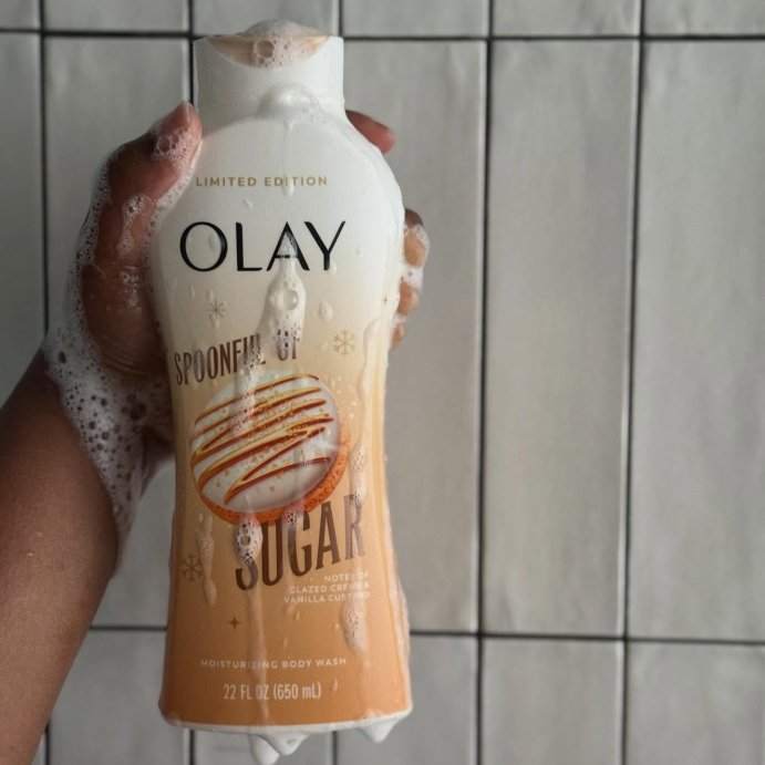user image by @zeefunnyaf, Olay Limited Edition Holiday Body Wash - Spoonful of Sugar - 22 fl oz