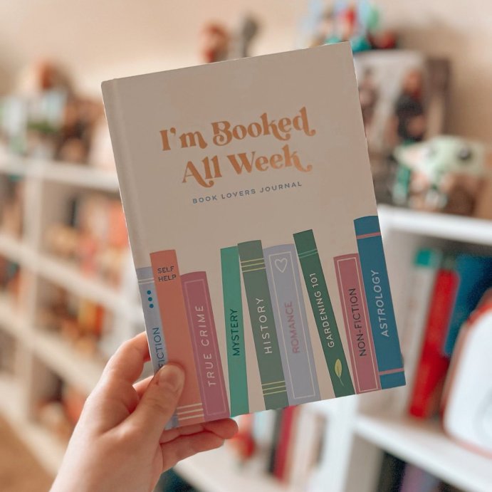 user image by @reading.in.velaris, Book Lovers Journal - I&#39;m Booked All Week
