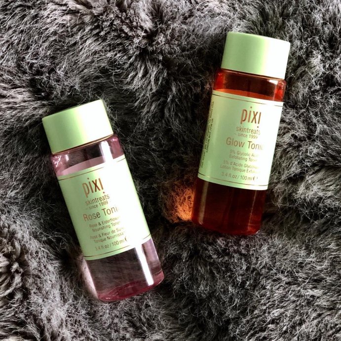 user image by @annifermarie, Pixi Skintreats Glow Tonic Glycolic Acid Exfoliating Toner