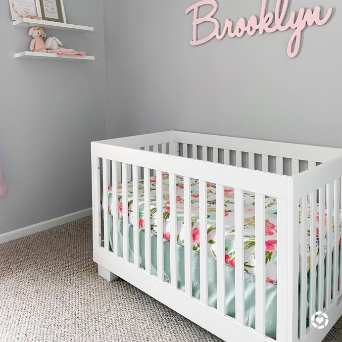 user image by @thestyledbrunette, Babyletto Modo 3-in-1 Convertible Crib with Toddler Rail
