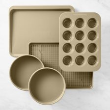 Shop Williams Sonoma Goldtouch(R) Pro Nonstick Bakeware, Essential Set of 6 and more