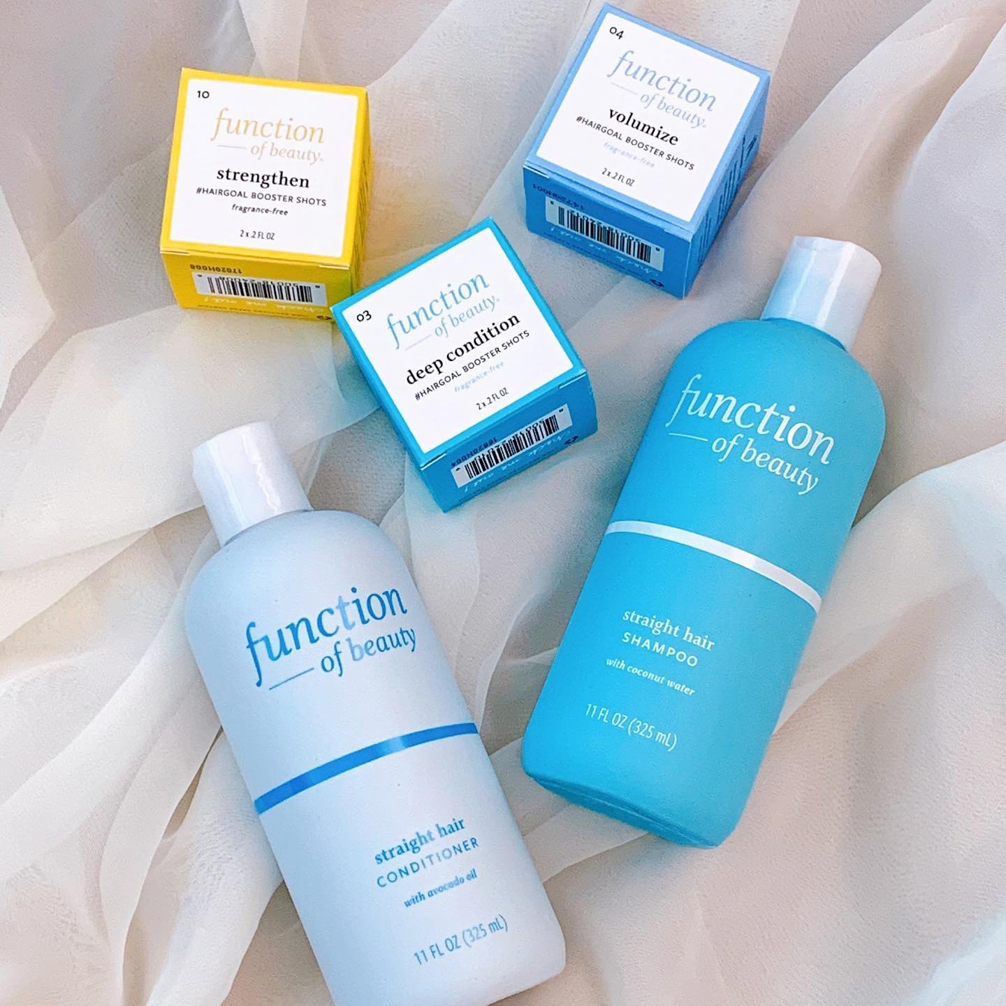 user image by @itsnnyl, Function of Beauty Custom Straight Hair Conditioner Base with Avocado Oil - 11 fl oz