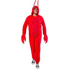 Shop Lobster Onesie Halloween Costume with Claw Mittens, Red, Adult, Assorted Sizes and more