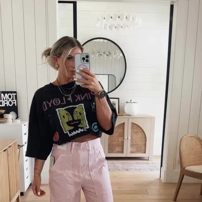 user image by @kristinaleerichardson, Women's High-Rise Utility Barrel Jeans - Universal Thread™