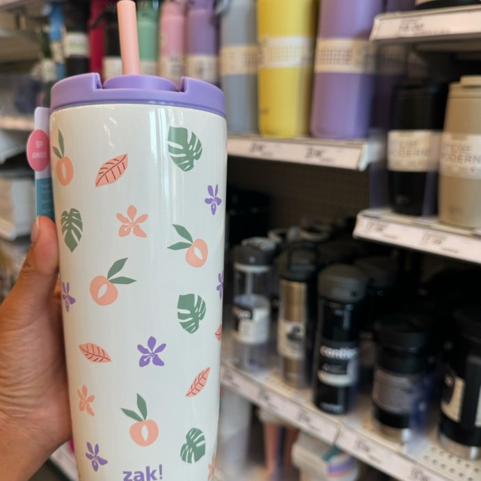 user image by @aloha__kana, Zak Designs 20 fl oz Stainless Steel Straw Tumbler