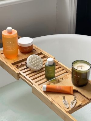 @spacenk&rsquo;s instagram video of Space NK Caribbean Shores Bubble Bath,Space NK Scalp Massager,Space NK Creaseless Hair Clips,Space NK Nordic Wilds Body Wash,Space NK Caribbean Shores Body Scrub