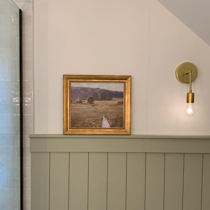 user image by @thesterlingfarmstead, 16&#34; x 14&#34; Summer Pasture Framed Wall Art Brass - Threshold&#8482; designed with Studio McGee