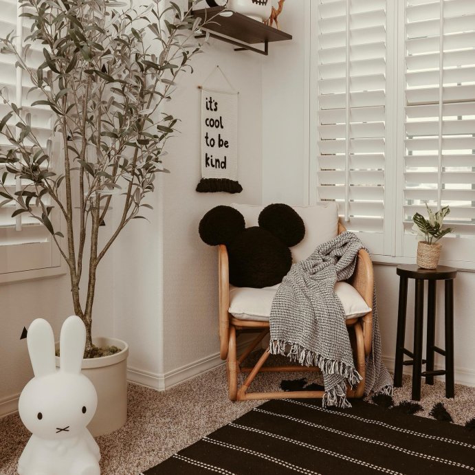 user image by @lifeofashley, Rialto Woven Barrel Back Chair with Cushion - Threshold&#8482; designed with Studio McGee
