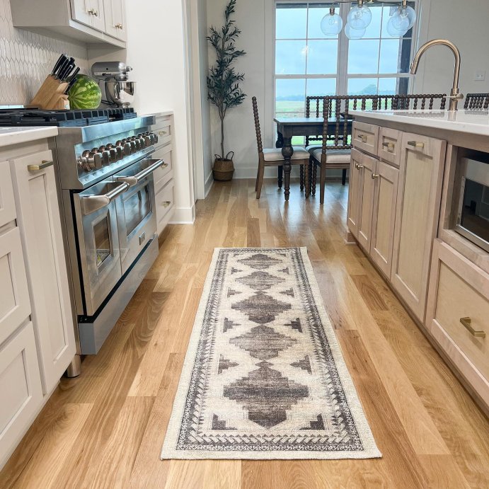 user image by @sweethomesextons, Cromwell Washable Printed Persian Style Rug Tan - Threshold™