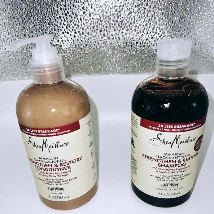 user image by @pamelaslittleworld, SheaMoisture Jamaican Black Castor Oil Strengthen & Restore Shampoo