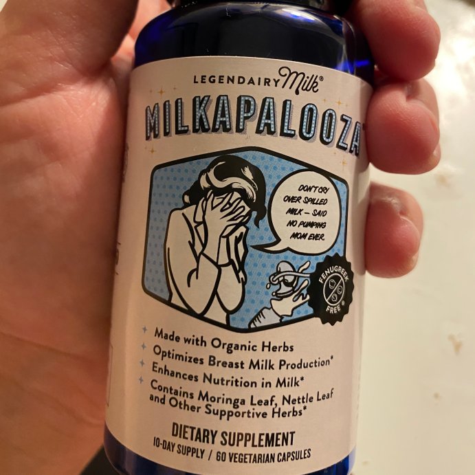 user image by Amanda, Legendairy Milk Milkapalooza Lactation Vegan Supplement  - 60ct