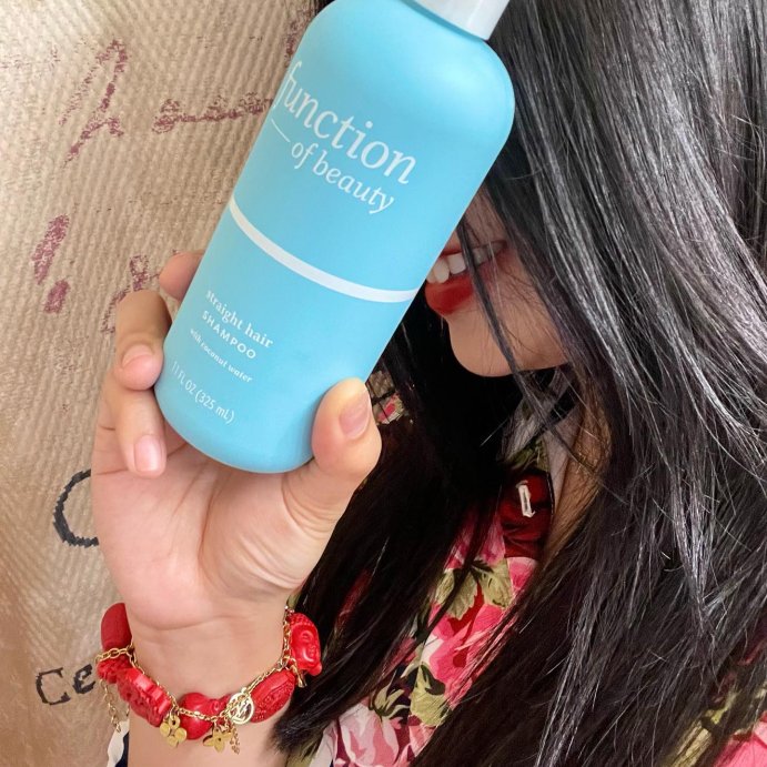 user image by @coffeegirlhere, Function of Beauty Custom Straight Hair Conditioner Base with Avocado Oil - 11 fl oz