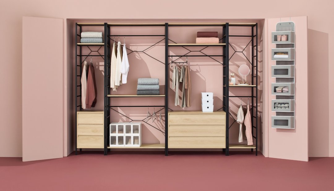 Shop Organisateur sur porte polyvalent Type A, 6 pochet, Cintres pivotants compacts en velours pour vestes , Cintres magiques pour pantalons compacts Type A, a, Boîte de rangement empilable compacte pour chaussu, Bac de rangement flexible avec couvercle de type A, Range-placard autoportant Type A avec tablettes ré, Range-placard autoportant Type A avec tiroirs, cou and more