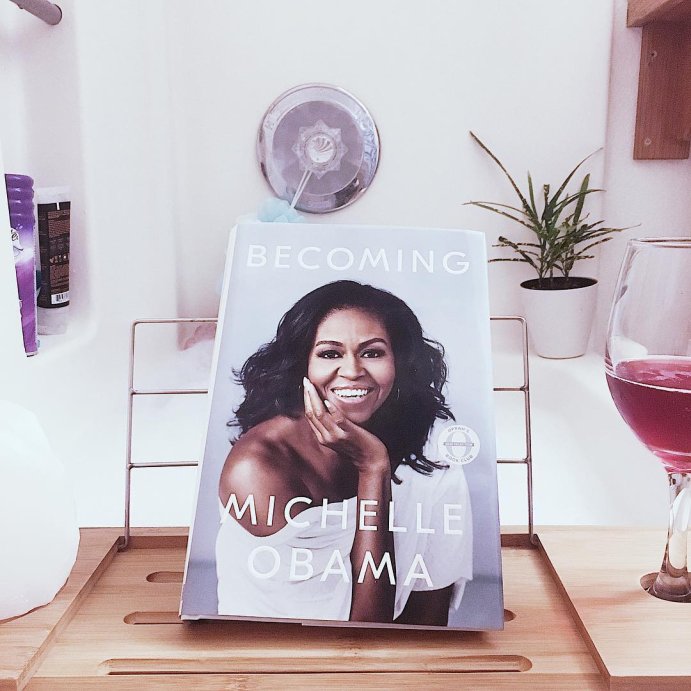 user image by @fitbykylie, Becoming - by Michelle Obama
