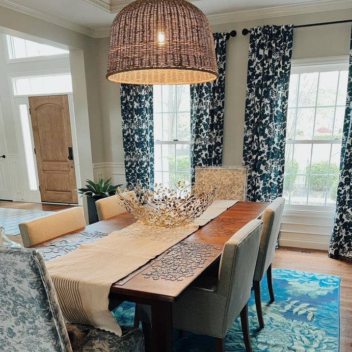 user image by @renee.homestylist, Large Seagrass Pendant Table Lamp Brown - Threshold&#8482; designed with Studio McGee: Jute Drum Shade, UL Listed, Adjustable Height