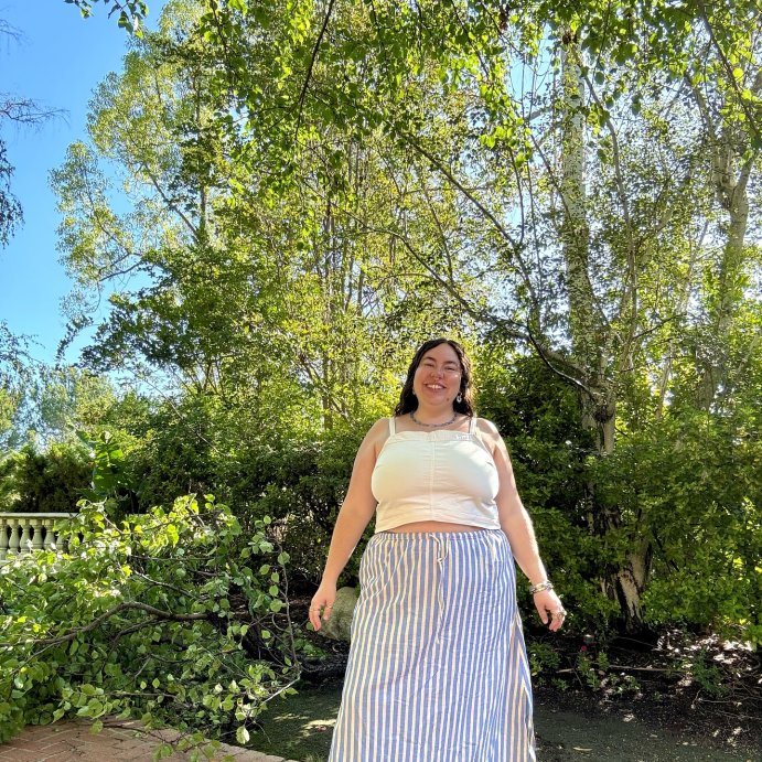 user image by @matchaandthemoon, Women's Tie-Front Midi A-Line Skirt - Universal Thread™