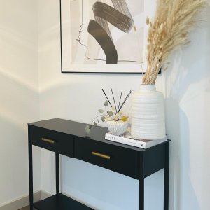 West elm sale black console table