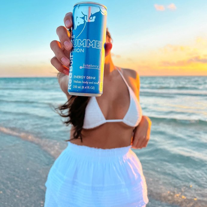 user image by @megan_bair, Red Bull Sea Blue Edition Energy Drink - 8.4 fl oz Can
