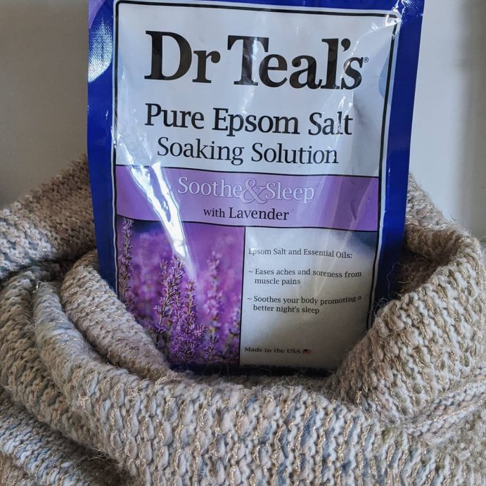 user image by @scarfymcscarferson, Dr Teal's Epsom Salt Magnesium Soak - Relax & Relief with Eucalyptus & Spearmint