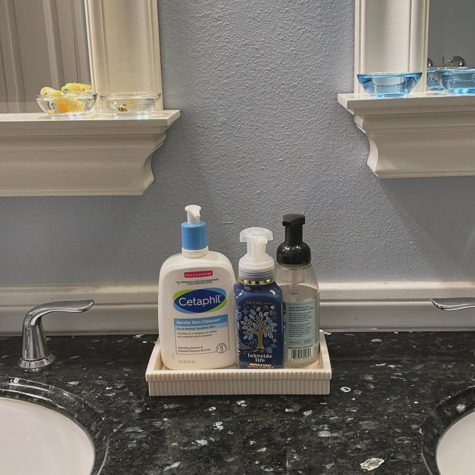 user image by @motheronedgier, Ribbed Bath Tray White - Room Essentials&#8482;