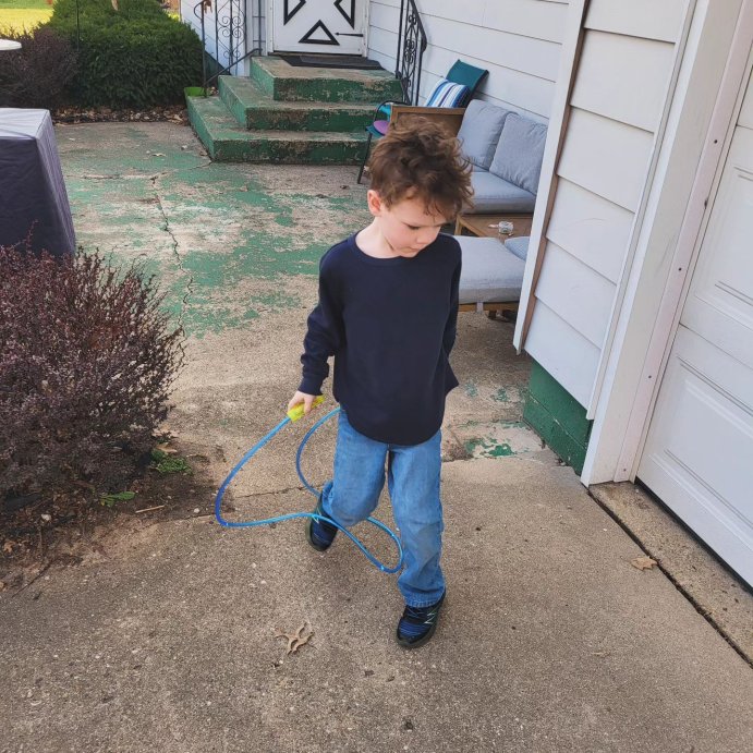 user image by @lauren_product_reviews_, Light Up Jump Rope Yellow/Blue - Sun Squad&#8482;: Lightweight PVC Skipping Rope