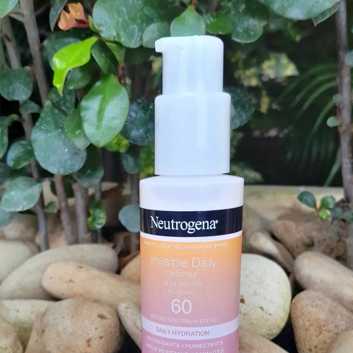 user image by @skincareaddictsfinds, Neutrogena Invisible Daily Defense Sunscreen Face Serum - SPF 60 - 1.7 fl oz