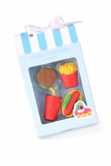 Shop Novelty Eraser Food 4 Pack and more