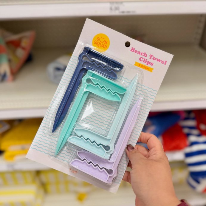 user image by @katattarget, 4pk Towel Clips - Sun Squad™