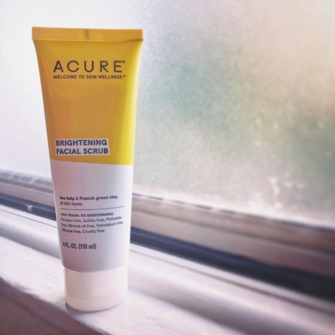 user image by @anndavisrowe, Acure Brightening Facial Scrub - Unscented - 4 fl oz