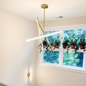 West elm light rods led sconce cheap