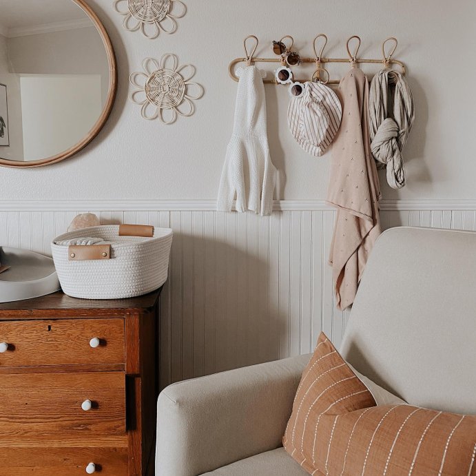 user image by @sorayajune, 13&#34; Decorative Coiled Rope Square Base Tapered Basket Small Cream - Brightroom&#8482;