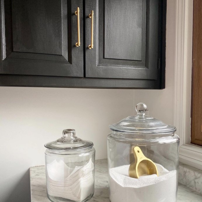 user image by @jkt.redbud.designs, 138oz Glass Jar and Lid - Threshold&#8482;: Clear Glass Container, Cookie &#38; Candy Storage, Hand Wash, 9.54&#34; Height